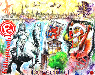 galerie duesseldorf klipp art pop collage