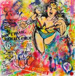 Galerie Düsseldorf Pop-Art Comics wonder woman