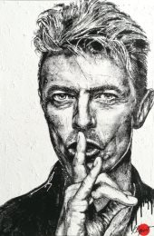 David Bowie Gemälde auf Leinwand Galerie Klipp-Art Pop Art in Düsseldorf